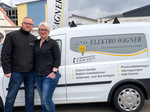 Claus Wagner gemeinsam mit seiner Frau Ramona Wagner